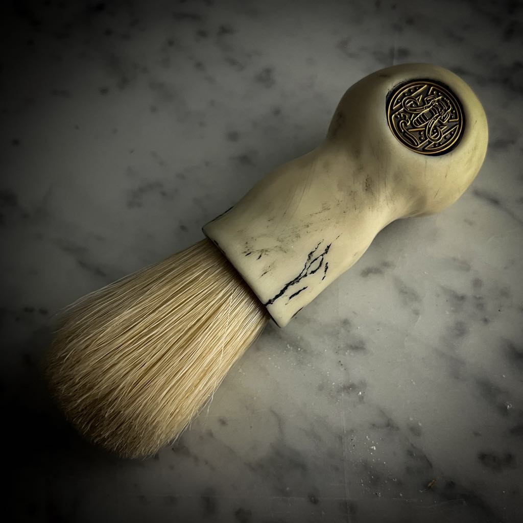 Chisel & Hound x Mammoth You & I (Will Die) shaving brush (w/26mm Maggards premium boar)