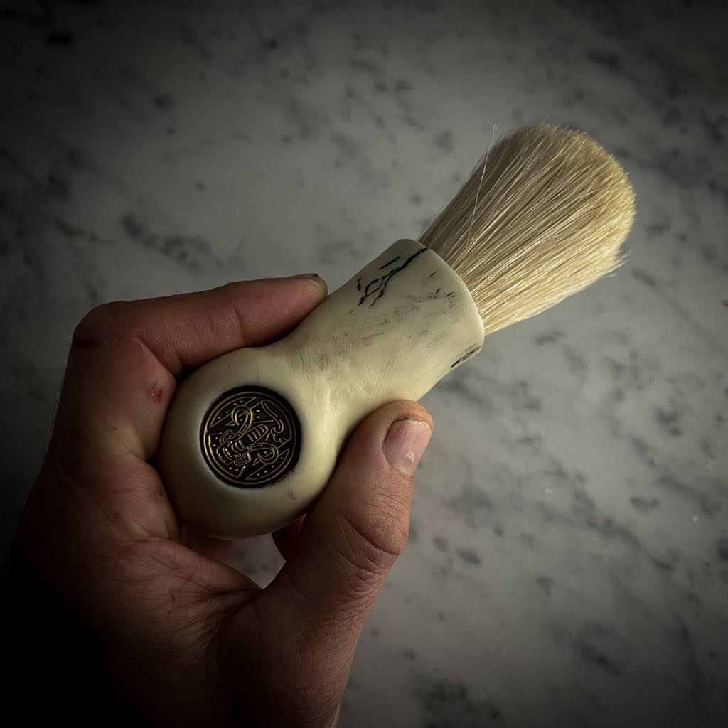 Chisel & Hound x Mammoth You & I (Will Die) shaving brush (w/26mm Maggards premium boar)