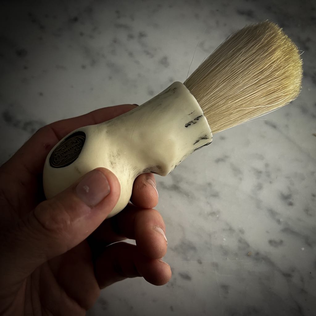 Chisel & Hound x Mammoth You & I (Will Die) shaving brush (w/26mm Maggards premium boar)