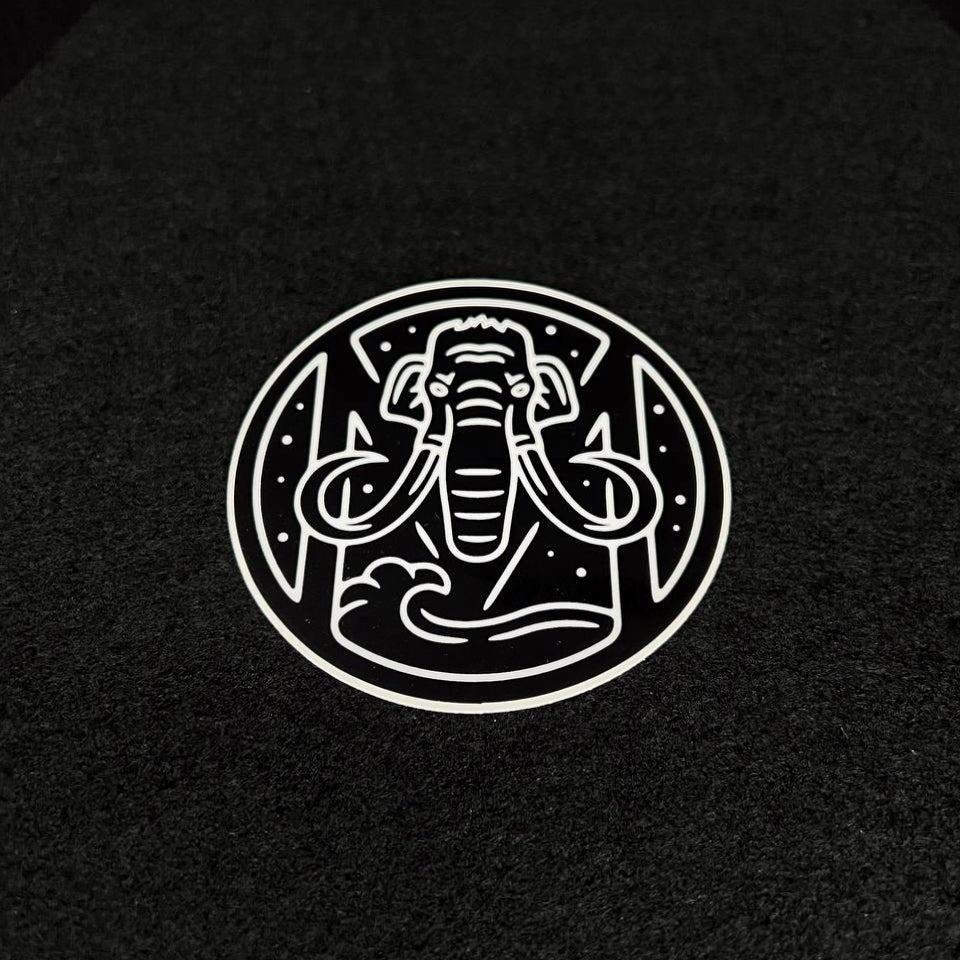 Mammoth Script Sticker Logo Merch, etc – House of Mammoth